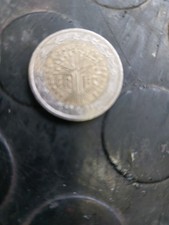 Moneta 2 Euro ERRORE di CONIO Francia 2001 