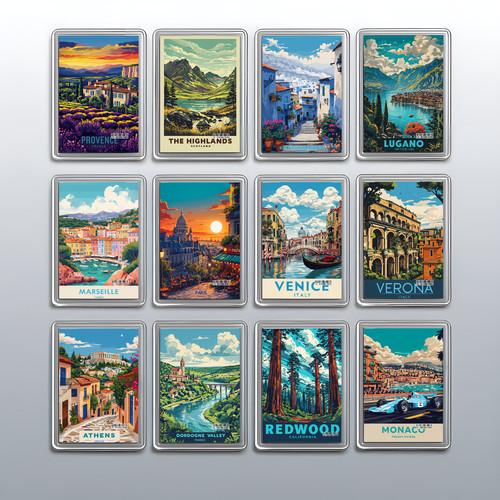 Acrylic travel city holiday - travel,