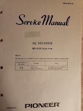 Pioneer SQ Decoder QD-210/KLW