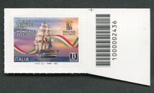 ITALIA 2024 NAVE VESPUCCI TOUR MONDIALE FRANCOBOLLO NUOVO CON CODICE A BARRE