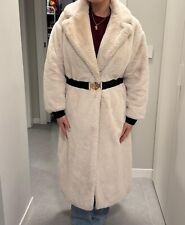 LIU JO CAPPOTTO PELLICCIA ECOLOGICA TG M CINTURA ELASTICA