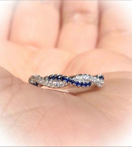 Anello fascia tondo simulato - a,