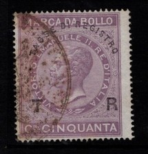 Italy 1866 50c Registrazione
