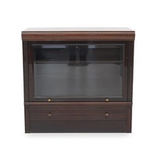 Credenza MD con sportello in vetro e cassetto, anni ’70, moubles, mid-century