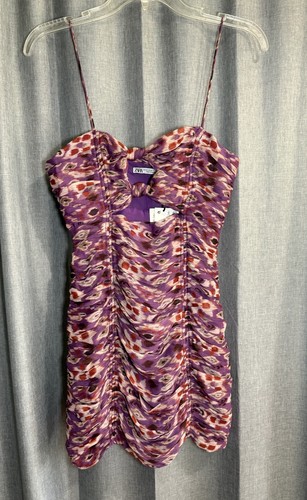 Zara vestito mini increspato - zara,