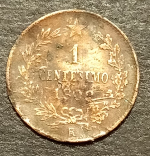 Centesimo lire valore 1908 - 1,