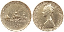 Italia - 500 Lire 1959 -