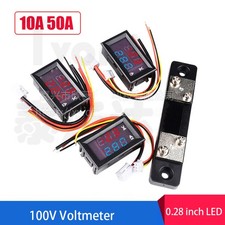 Voltmetro digitale LED 100V