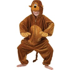 Costume Carnevale Bambino Da Scimmia Di Animale Vestito Travestimento Per Bimbo
