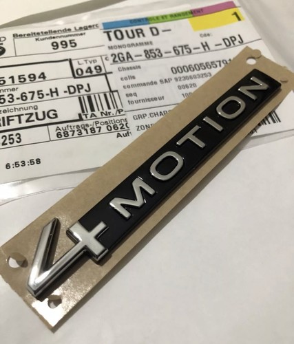 Volkswagen 4motion emblema - volkswagen,