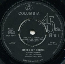 WAYNE GIBSON*UNDER MY THUMB*CLASSIC SOUL MOD DANCER*UK COLUMBIA
