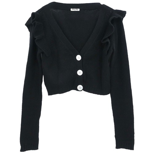 Miu cardigan black amas - miu,