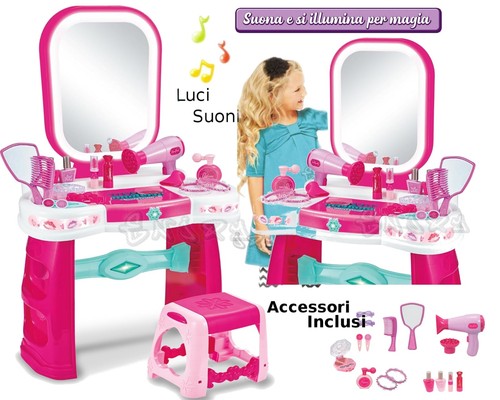 Specchiera gioco con - specchiera, sgabello