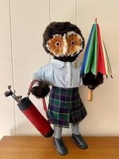 Mazze da golf vintage Abercrombie & Fitch London Owl Company ombrello kilt