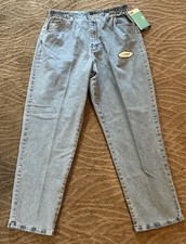 Pantalone Lee Relaxed Fit gamba affusolata donna 16S blu jeans cotone elastico laterale NUOVO