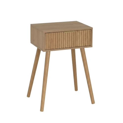 Comodino scandinavo legno - comodino,