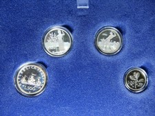 STORIA DELLA LIRA - EDITALIA - serie 4 monete / medaglie in argento