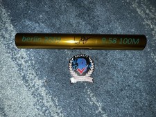Usain Bolt firmato Gold Baton