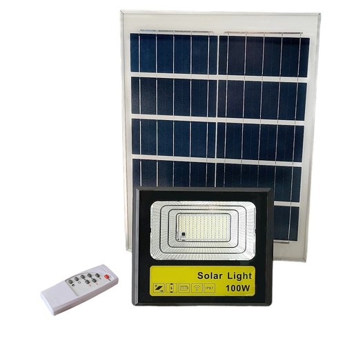 Faro led pannello solare - solare, 100