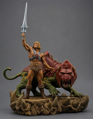 Man battlecat masters of - he-man,