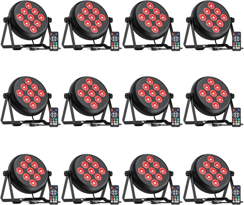 12pcs par led rgbw - 12pcs,