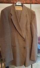 Giacca uomo marrone di tweed con 2 bottoni usata in buone condizioni