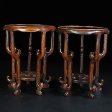 Coppia di palissandro naturale