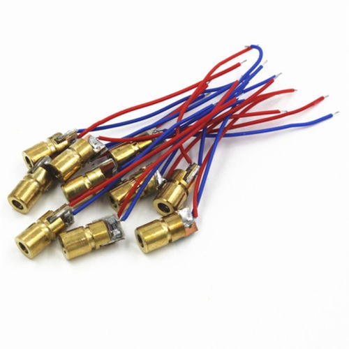 10pcs mini 650nm - mini, 6mm