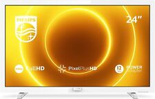 PHILIPS TV LED Full HD 24" 24PFS5535/12 Bianco 2020, HDMI, Wi fi, HighTech USATO