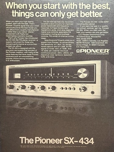 Pioneer 434 fm - pioneer, am-fm