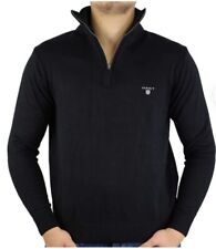 Pullover Gant con Zip Nero