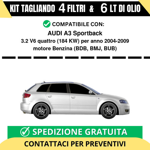 Tagliando per audi - audi, a3