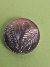 Moneta  10 Lire Spiga del 1955