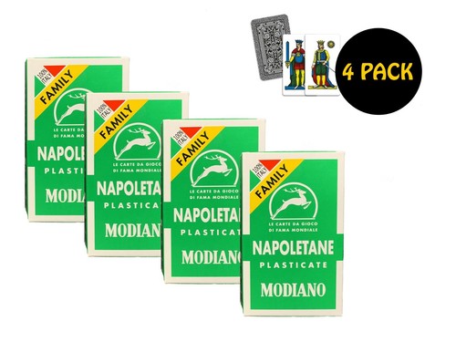 4confezioni carte gioco - da,