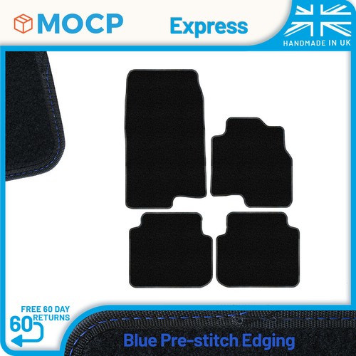 Express con tappetini auto blu