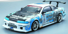 1/10 RC Auto PC Trasparente 195mm Scocca Nissan 1093 S14 S-Speed Adatta Tamiya Yokomo