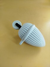 Contrappeso con carrucola in porcellana per lampadario anni 30/40. Misure 17x10c