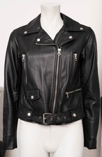 Giacca di pelle Zara taglia M