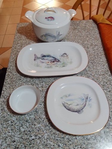 Servizio piatti per pesce - servizio,
