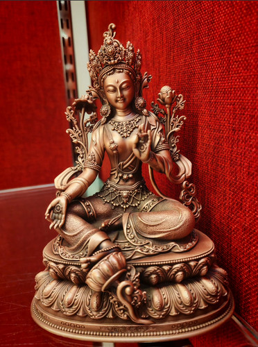 Statua rame buddha - rame,