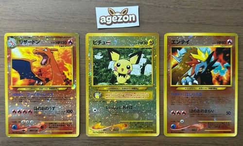 Carta pokemon charizard - carta, pichu