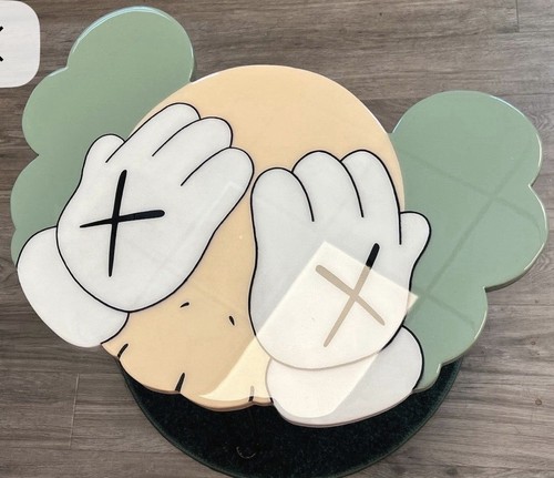 Kaws coffee table covering - kaws, table.