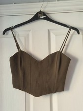 #top corsetto donna ritagliato