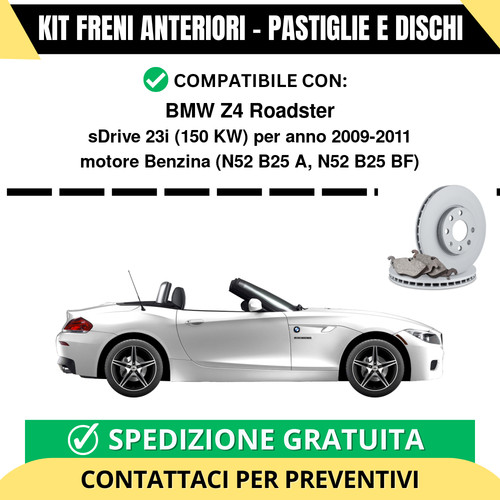 Kit freni anteriori - freni, (pastiglie