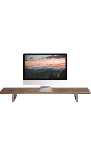 Walnut monitor stand - monitor, grovemade