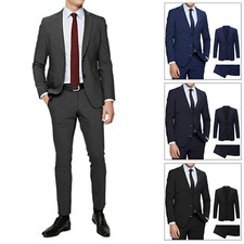 Abito uomo blu nero - abito,