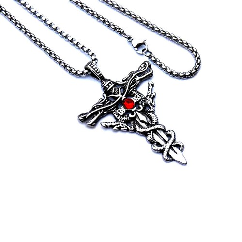 Collana retrò testa drago - retrò, di