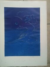 Mimmo Germana' Mondiali 1990 Acquatinta E Acquaforte Carta Rosa Spina Cm 78x58 C