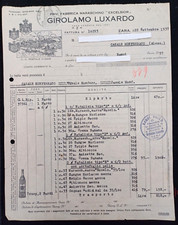LUXARDO GIROLAMO - MARASCHINO EXCELSIOR FATTURA AUTENTICA DEL 1937 - PAG. 2 DI 3