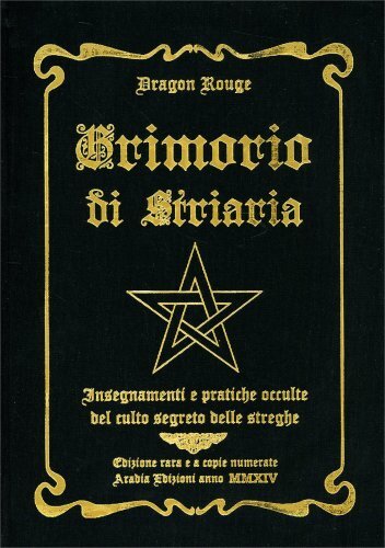 Libro grimorio striaria - libro,